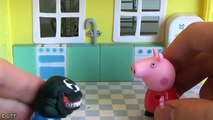 Peppa Pig Français Georges Pig se déguise en Venom Spiderman Episode en jouets