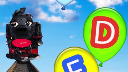 ABC Song Balloons steam train from kashmont