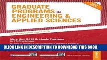 Ebook Graduate Programs in Engineering   Applied Sciences (Peterson s Graduate Programs in