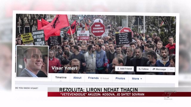 Rezolutë për lirimin e Nehat Thaçit - News, Lajme - Vizion Plus