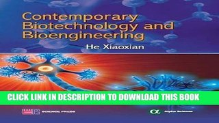 Best Seller Contemporary Biotechnology and Bioengineering Free Read