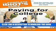 Best Seller The Complete Idiot s Guide to Paying for College (Complete Idiot s Guides (Lifestyle