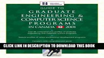 Ebook Guide to Graduate Engineering   Computer Science Programs in Canada - 2001 Edition Free