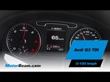 Audi Q3 TDI - 0 - 100 km/hr | MotorBeam