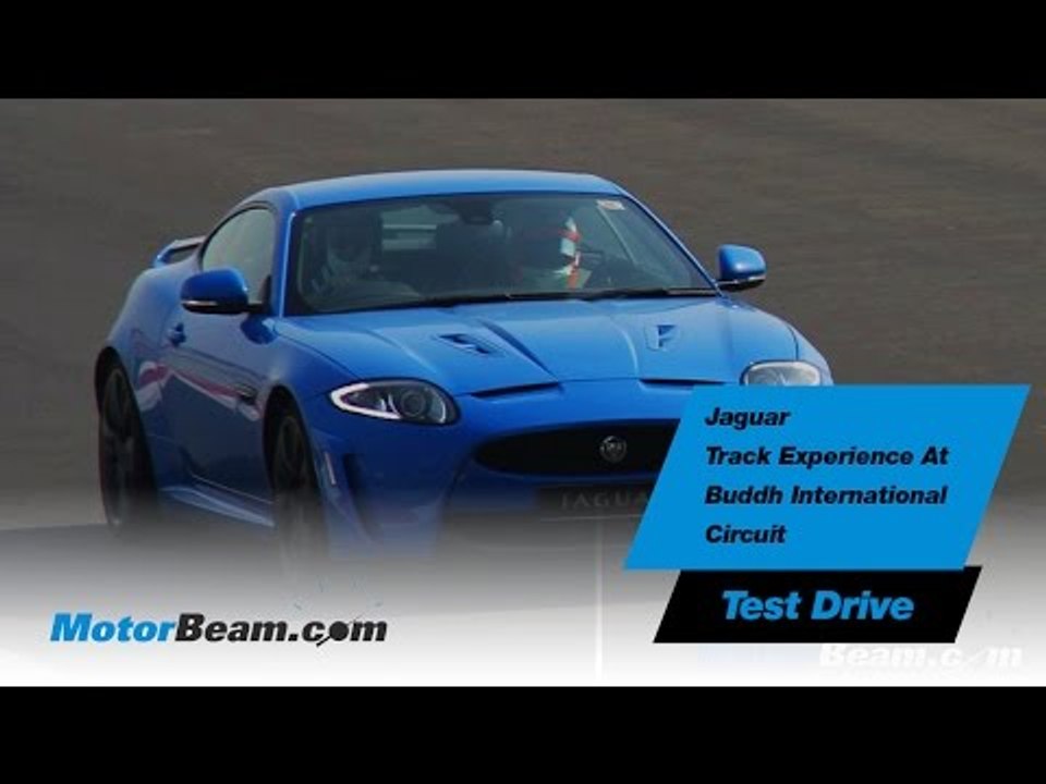 Fastest Indian Driver Drifting Jaguar XFR On BIC | MotorBeam
