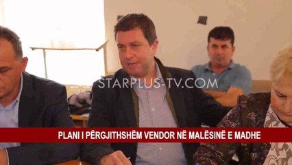 PLANI I PËRGJITHSHËM VENDOR NË MALËSINË E MADHE