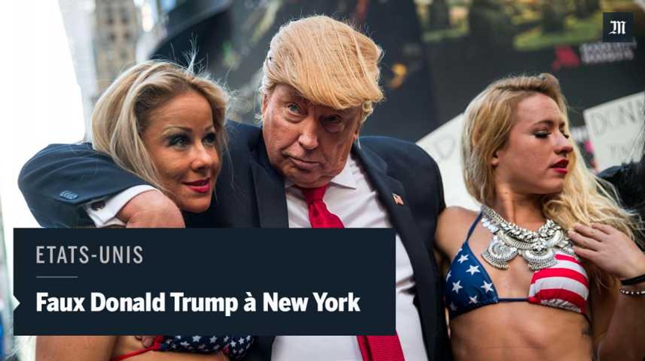 Un faux Donald Trump provoque la cohue à New York