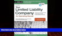 Big Deals  Your Limited Liability Company: An Operating Manual  Full Ebooks Most Wanted