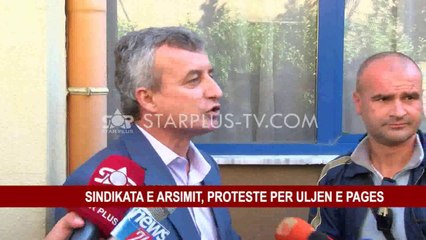 SINDIKATA E ARSIMIT NË PROTESTË