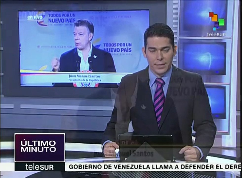 Colombia: Santos ofrece balance sobre proceso de paz con las FARC