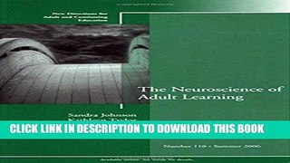 Ebook The Neuroscience of Adult Learning: New Directions for Adult and Continuing Education,