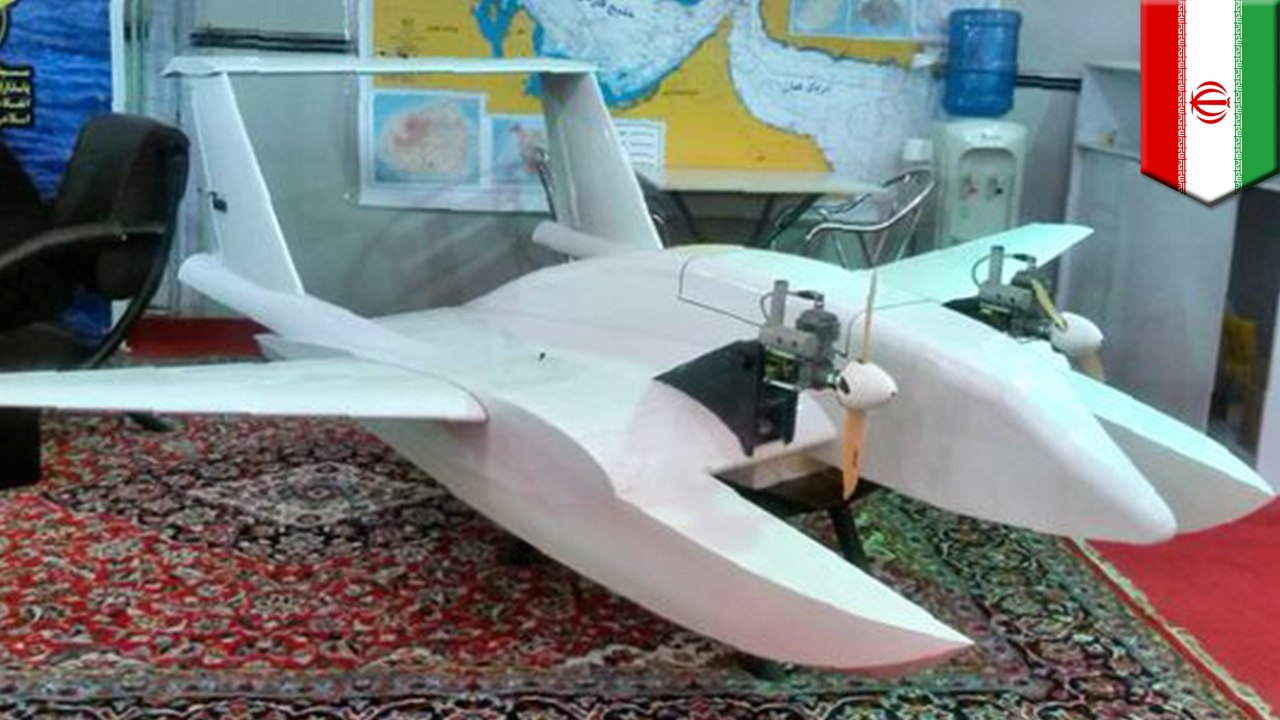 Iran’s navy unveils photos of first specialized ‘suicide drones’