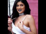 Kylie Jenner Shows Off  Bra and Underwear  While Cooking Dinner