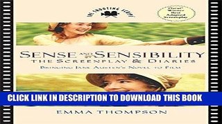 [PDF] Sense and Sensibility: The Screenplay   Diaries Full Collection