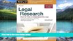 Books to Read  Legal Research: How to Find   Understand the Law  Full Ebooks Most Wanted