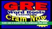 Best Seller GRE Prep Test WORD ROOTS Flash Cards--CRAM NOW!--GRE Exam Review Book   Study Guide