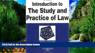 Big Deals  Introduction to the Study and Practice of Law in a Nutshell (Nutshell Series)  Best