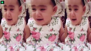 Ayeza Khan Cute daughter Weeping