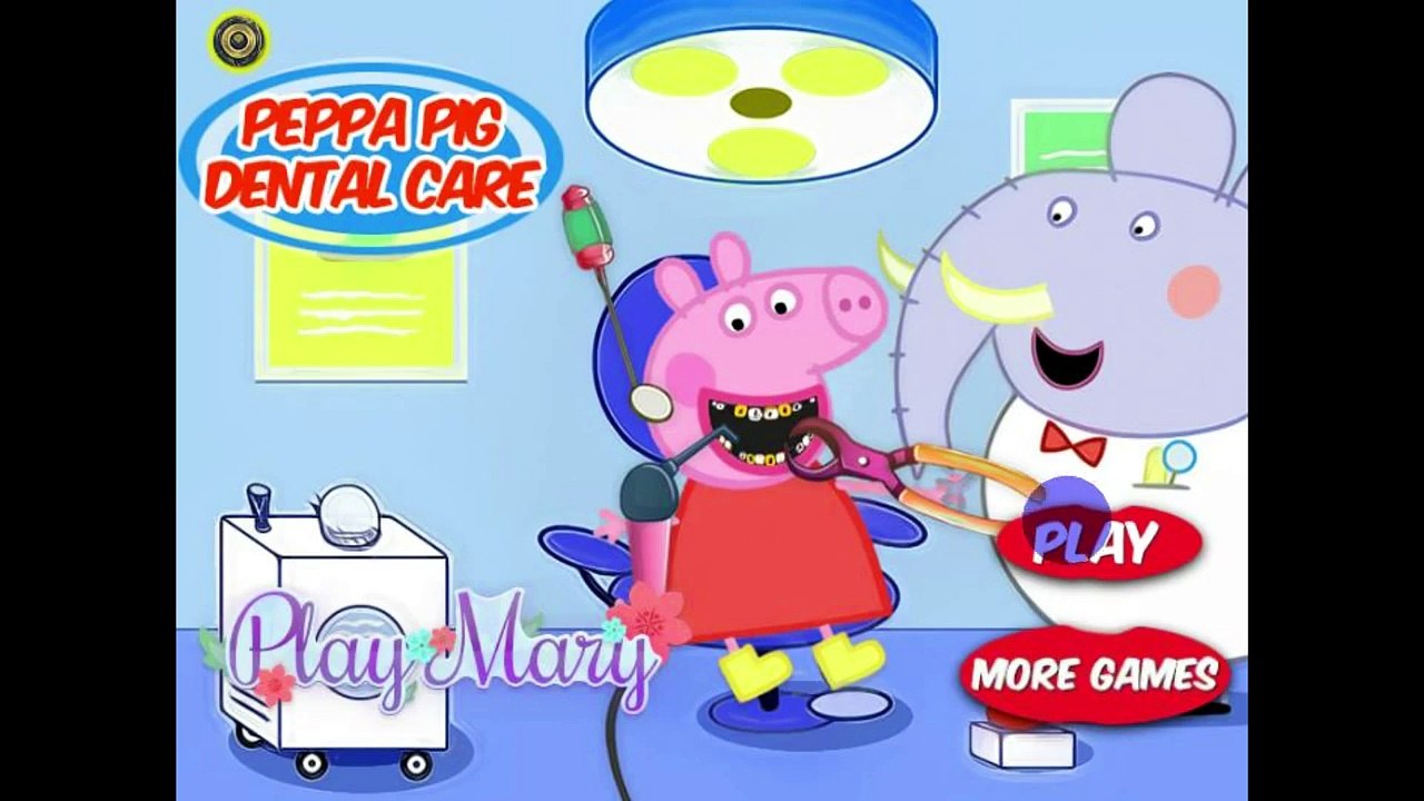 Peppa Pig at the dentist