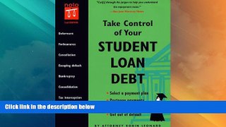 Big Deals  Take Control of Your Student Loan Debt (2nd Ed.)  Best Seller Books Best Seller