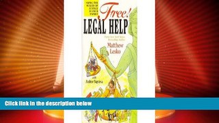 Must Have PDF  Free ! Legal Help Par Matthew Lesko with Andrew Naprawa  Full Read Most Wanted