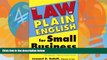 Big Deals  Law in Plain English for Small Business (Sphinx Legal)  Best Seller Books Most Wanted