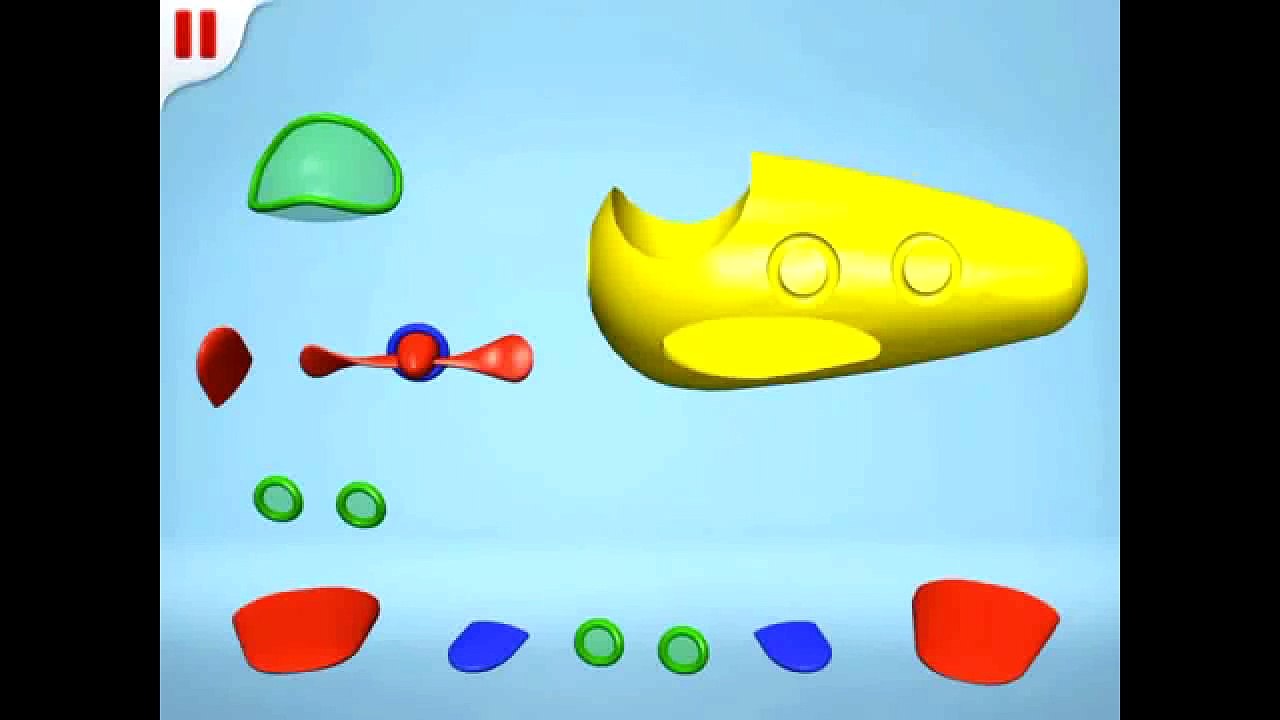 Çizgi film - Küçük Uçak (Build and Play - Aeroplane) Конструктор - Маленький самолет