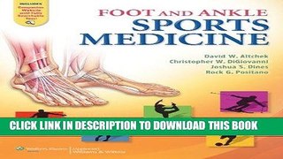 Ebook Foot and Ankle Sports Medicine Free Read