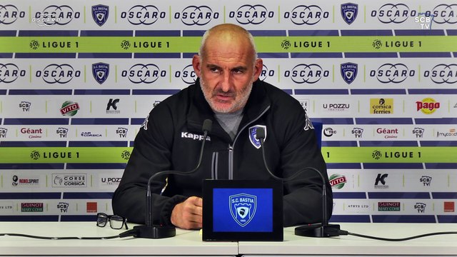 Bastia-Dijon : Conf. d'avant-match de F. Ciccolini