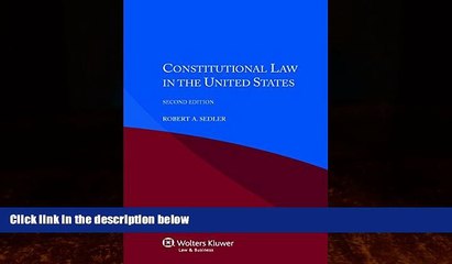 Big Deals  Constitutional Law in the United States  Full Ebooks Best Seller