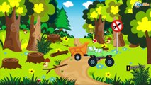 Fire Truck for Children - Cars Cartoons - Monster Trucks Cartoons for Children - Crane for kids