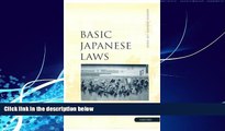 Big Deals  Basic Japanese Laws (Modern Japanese Law Series)  Best Seller Books Most Wanted