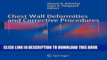 [FREE] EBOOK Chest Wall Deformities and Corrective Procedures ONLINE COLLECTION