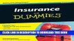 Best Seller Insurance for Dummies Free Read
