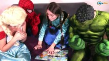 Spiderman in love? Ugly Elsa vs Anna & Disney Princesses IRL Superhero Compilation