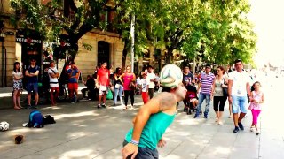 Freestyle Football Trick Show in Europe