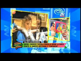 Angie y Nicola no hablan para Hola a Todos