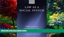 Big Deals  Law as a Social System (Oxford Socio-Legal Studies)  Best Seller Books Best Seller