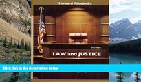 Books to Read  Law and Justice: An Introduction to the American Legal System (6th Edition)  Full