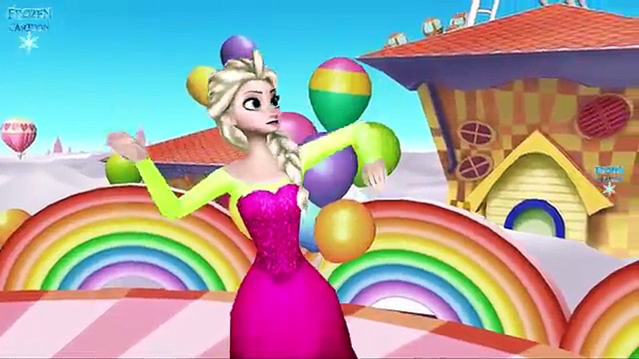 Frozen Elsa Snow White Cartoon Singing If You Are Happy And You Know It Nursery Rhymes Songs