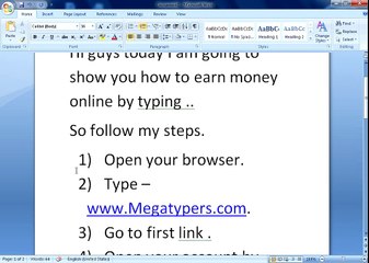 HOW TO EARN MONEY BY TYPING ONLINE