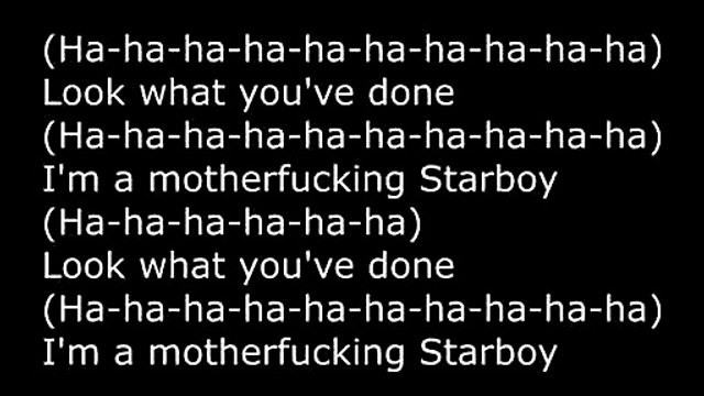 The Weeknd Starboy Feat Daft Punk Official Lyrics Video Dailymotion dailymotion