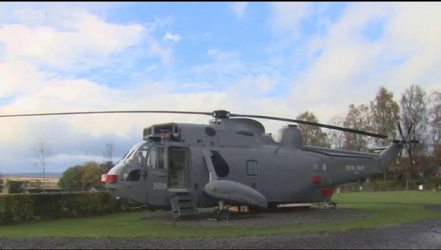 BBC1_Look North (East Yorkshire & Lincolnshire) 28Oct16 - Sea King helicopter transformed into a glamping pod