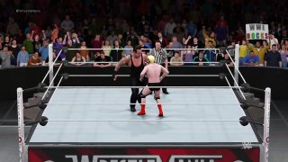WWE 2K17 James Ellsworth vs the streak