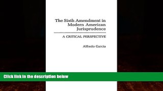 Books to Read  The Sixth Amendment in Modern American Jurisprudence: A Critical Perspective