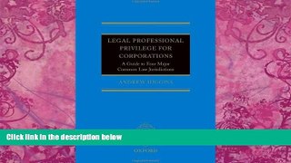 Books to Read  Legal Professional Privilege for Corporations: A Guide to Four Major Common Law