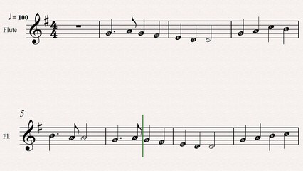 Flute Christmas Sheet Music: See Amid The Winter Snow