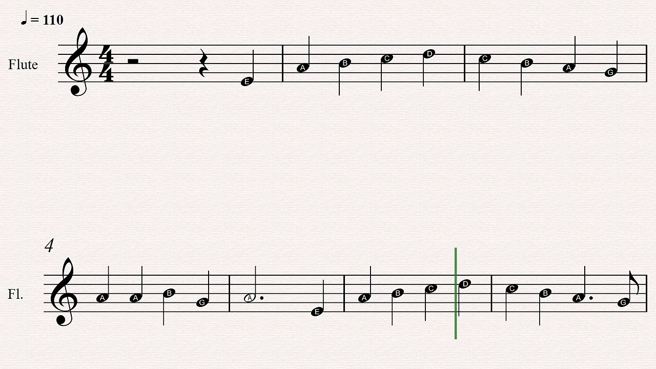 Flute Christmas Sheet Music: The Huron Carol