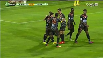 Goal HD - AC Ajaccio 1-1 Laval 28.10.2016 HD