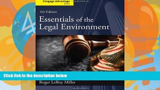 Books to Read  Cengage Advantage Books: Essentials of the Legal Environment  Full Ebooks Best Seller